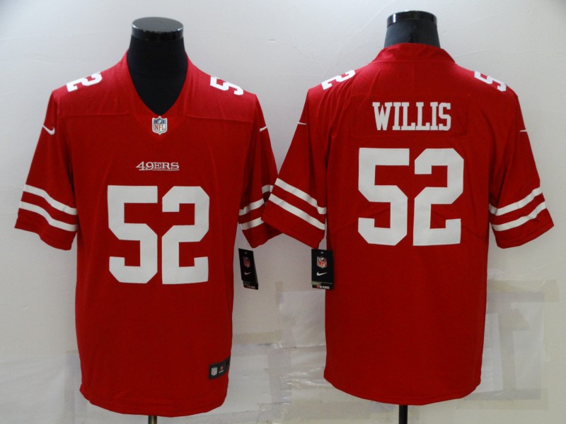 Men's San Francisco 49ers Patrick Willis #52 Red Jersey Men's San Francisco 49ers Patrick Willis #52 Red Jersey